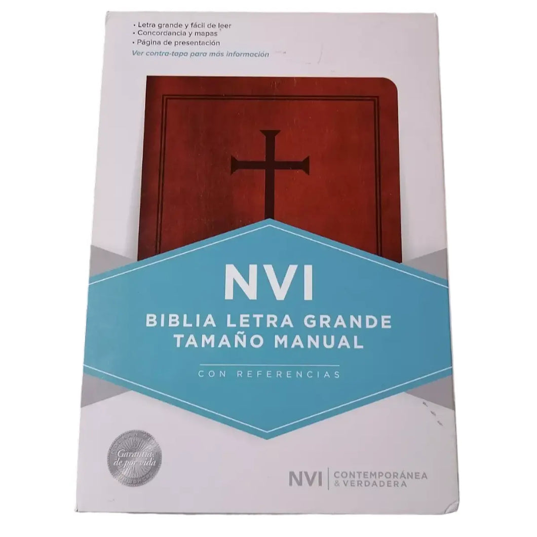 Biblia NVI Tamaño Manual Marrón