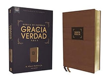 Cargar imagen en el visor de la galería, Biblia NBLA de Estudio Gracia y Verdad Piel Café Interior a dos Colores
