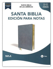 Cargar imagen en el visor de la galería, Biblia NBLA - Edición para Notas - Símil Piel Gris
