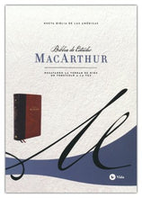 Cargar imagen en el visor de la galería, Biblia NBLA - de Estudio MacArthur - Símil Piel Café
