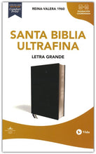 Cargar imagen en el visor de la galería, Biblia RVR60 - Letra Grande - Ultrafina - Símil Piel Negra
