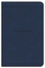 Cargar imagen en el visor de la galería, Biblia NVI - Texto Revisado 2022 - Tamaño Compacto - Símil Piel - Azul Marino
