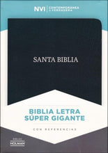 Cargar imagen en el visor de la galería, Biblia NVI - Letra Súper Gigante - Piel Fabricada Negro - con Índice
