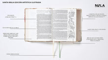 Cargar imagen en el visor de la galería, Biblia NBLA - Edición Artística - Símil Piel Multicolor Crema
