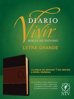 Biblia NTV - del Diario Vivir - Letra Grande - Símil Piel Café