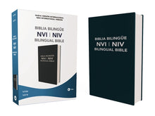 Cargar imagen en el visor de la galería, Biblia NVI/NIV - Bilingüe - Símil Piel Azul

