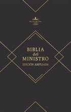 Cargar imagen en el visor de la galería, Biblia RVR 1960 del Ministro Ampliada Caoba Piel
