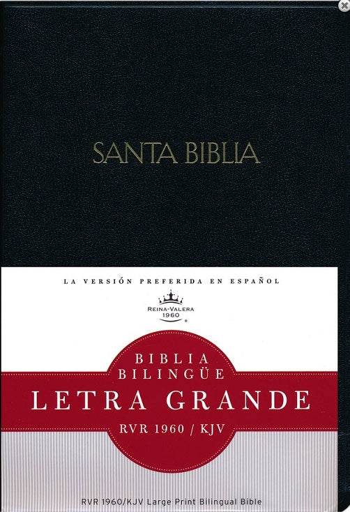 Biblia Bilingüe - RVR60/KJV - Letra Grande - Pasta Dura