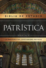 Cargar imagen en el visor de la galería, Biblia RVR - Patrística de Estudio - Símil Piel Café - Novedad
