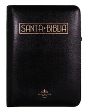 Cargar imagen en el visor de la galería, Biblia RVR60 - Letra Grande - Tamaño Manual - Símil Piel - con Índice y Cierre
