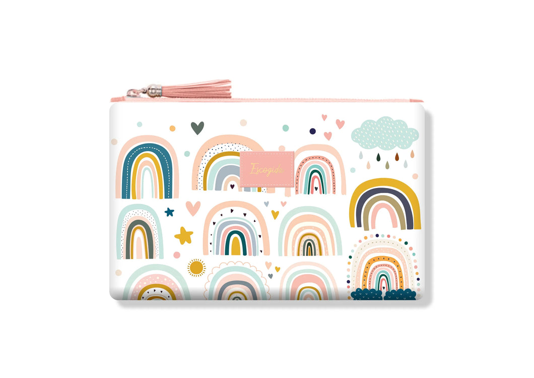 Zipper Pouch Pastel - Escogida - Arcoiris