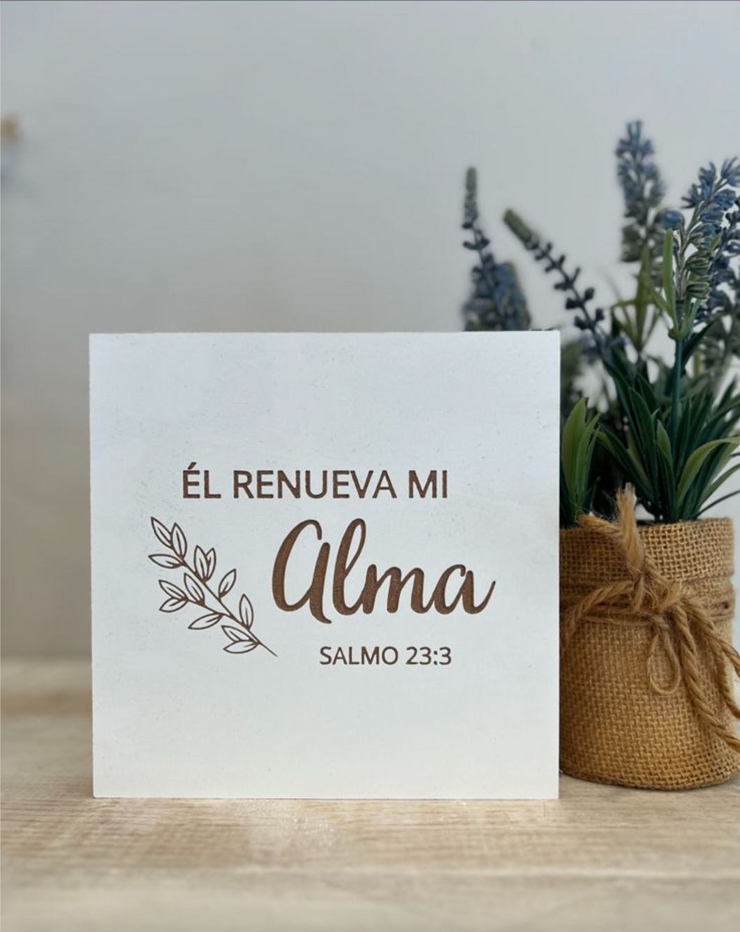 Cuadro - El Renueva mi Alma - Salmo 23:3