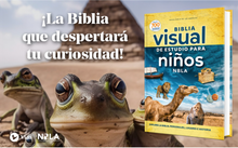 Cargar imagen en el visor de la galería, Biblia Visual NBLA de Estudio Para Niños, Leathersoft Turquesa
