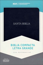 Cargar imagen en el visor de la galería, Biblia NVI - Compacta - Letra Grande - Símil Piel Negro
