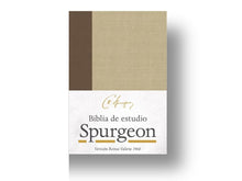 Cargar imagen en el visor de la galería, Biblia RVR60 - de Estudio Spurgeon - Pasta Dura
