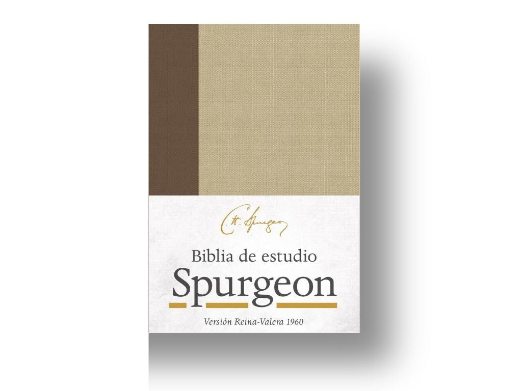 Biblia RVR60 - de Estudio Spurgeon - Pasta Dura