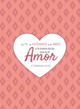 Cargar imagen en el visor de la galería, Diario y cuaderno de Notas - Fe Esperanza Amor – 1 Corintios 13:13
