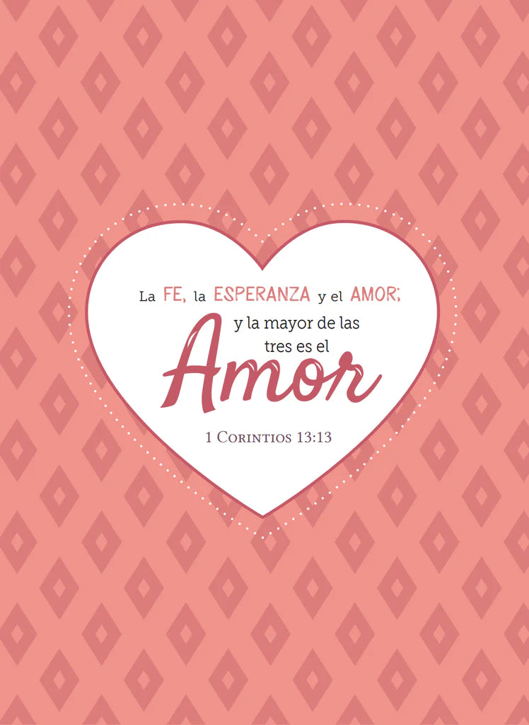 Diario y cuaderno de Notas - Fe Esperanza Amor – 1 Corintios 13:13