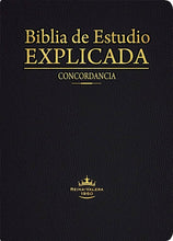 Cargar imagen en el visor de la galería, Biblia RVR 1960 de Estudio Explicada Negro
