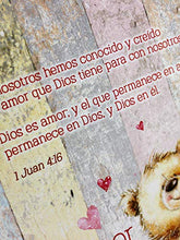 Cargar imagen en el visor de la galería, Diario y cuaderno de Notas - Dios Es Amor - 1 Juan 4:16
