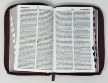 Cargar imagen en el visor de la galería, Biblia RVR 1960 Letra Grande Tamaño Manual Café con Índice y Cierre
