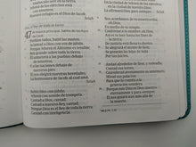 Cargar imagen en el visor de la galería, Biblia RVR60 Ultrafina - Aqua, Símil Piel
