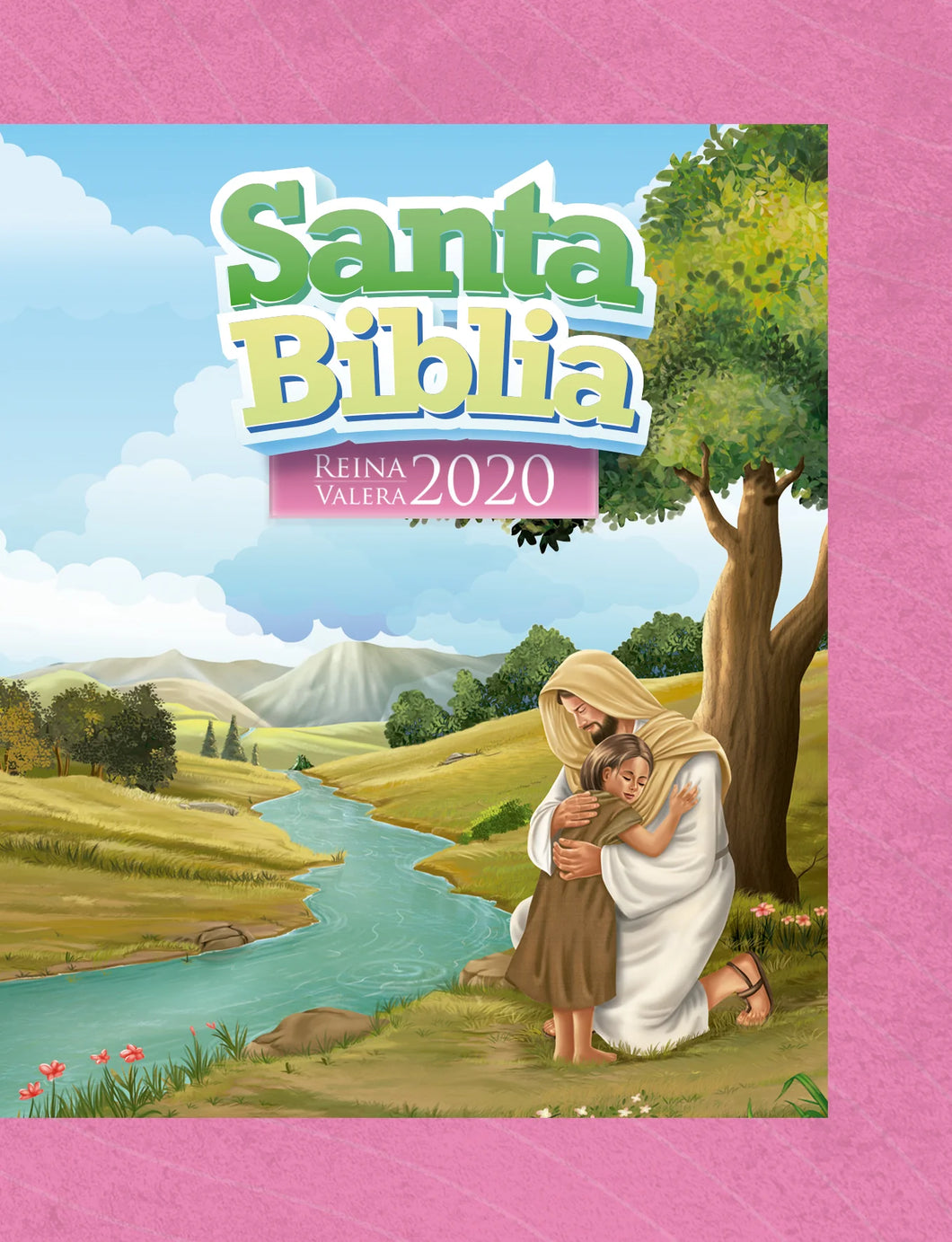 Biblia RVR 2020 para Niñas Rosa - Pasta Dura