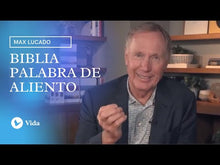 Cargar y reproducir el video en el visor de la galería, Biblia NVI - Palabra de Aliento - Cuero Suave Azul - Max Lucado
