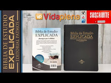 Cargar y reproducir el video en el visor de la galería, Biblia RVR 1960 de Estudio Explicada Negro
