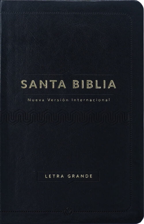 Biblia NVI - Letra Grande - Símil Piel Negro