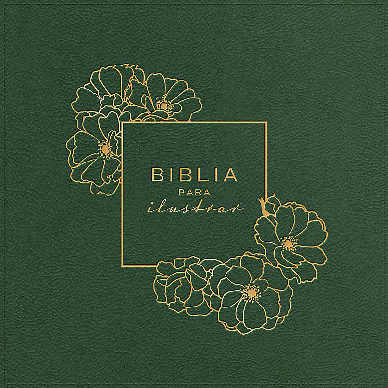 Biblia RVR60 - Para Ilustrar - Verde Símil Piel - Novedad