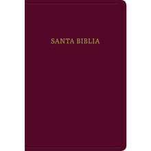 Cargar imagen en el visor de la galería, Biblia RVR60 - Letra Grande - Tamaño Manual - Simil Piel Borgoña
