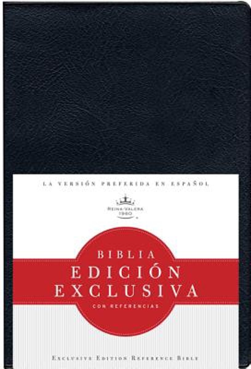 Biblia RVR60  Edición Exclusiva con Referencias - Vinil Negro