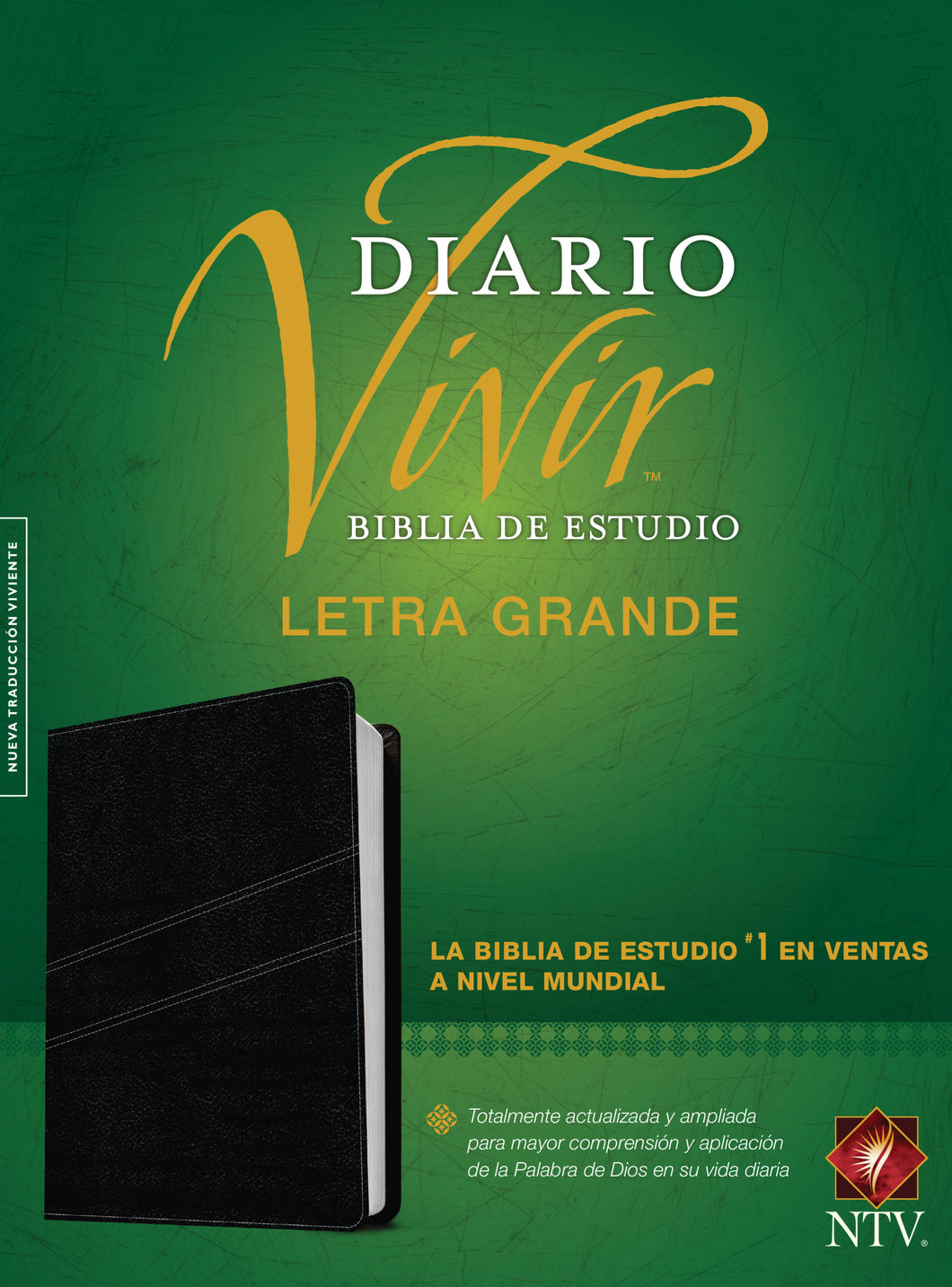 Biblia NTV - Letra Grande - de Estudio del Diario Vivir - SentiPiel  Negro