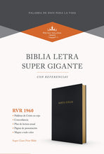 Cargar imagen en el visor de la galería, Biblia RVR60 - Letra Súper Gigante - Símil Piel Negro
