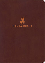 Cargar imagen en el visor de la galería, Biblia RVR60 Letra Súper Gigante Marrón, Piel Fabricada con Índice
