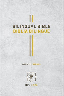 Biblia Bilingue  NLT/NTV - Pasta Dura - Blanca