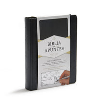 Cargar imagen en el visor de la galería, Biblia RVR60 - de Apuntes - Símil Piel - Negro
