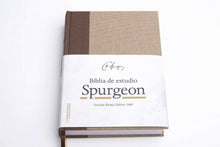 Cargar imagen en el visor de la galería, Biblia RVR60 - de Estudio Spurgeon - Pasta Dura
