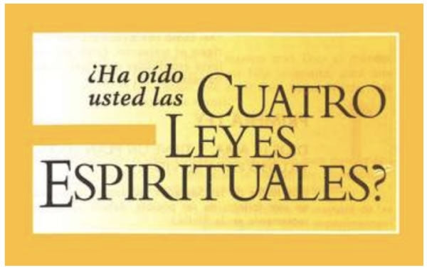 Folletos - 4 Leyes Espirituales - (pqt 25)