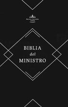 Cargar imagen en el visor de la galería, Biblia RVR 1960 del Ministro Negro Piel Fabricada
